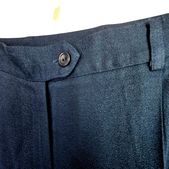 Lane Bryant Womens Blue Wool Blend Pants Plus Size 26 Lined Pleated JJ4054 - Picture 8 of 11